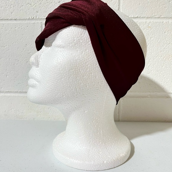 Nike Dry Twist Knot Headband Fireberry NWOT OSFM B2 - Picture 2 of 5